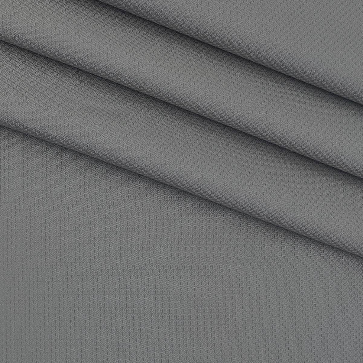 Trouser Fabric Donear Poly Viscose Zig Zag Colour Silver Grey